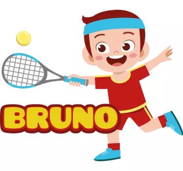 Kids t-shirt playful tennis champion - TenStickers