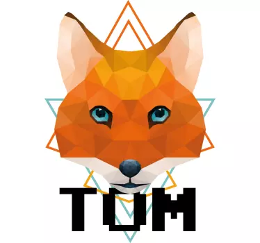 Kids t-shirt with fox character illustration - TenStickers