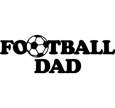Football father Father  and son matching shirt - TenStickers