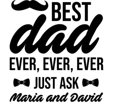 Best dad father's day matching shirts - TenStickers