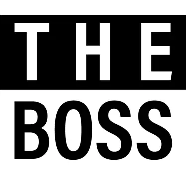 Boss Real Boss matching Couple t shirts - TenStickers