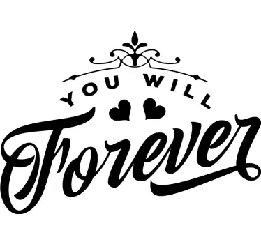 Forever and Always Couple t shirts - TenStickers
