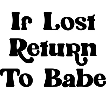 Lost return couple t shirts - TenStickers