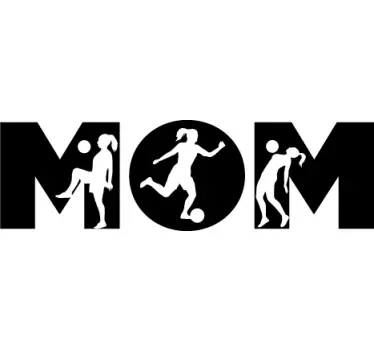  Footballer Mother daughter matching t shirt - TenStickers