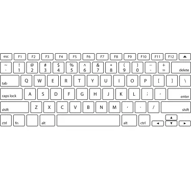Computer keyboard keys custom t-shirt - TenStickers