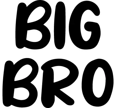 Big and lil brother t shirt for boy - TenStickers