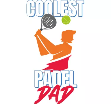 Coolest paddle dad custom t-shirt - TenStickers