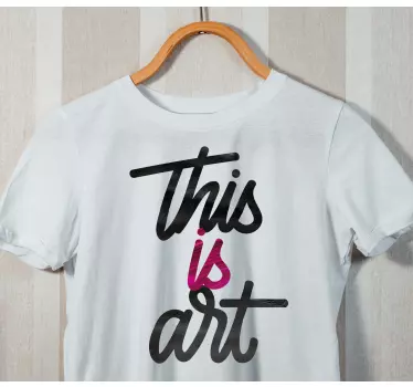 Artistic expression t-shirt - TenStickers