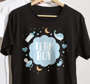 Baby t-shirt team boy adventure - TenStickers