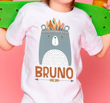 Baby t-shirt with adorable bear design - TenStickers