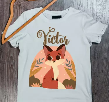Baby t-shirt with adorable fox design - TenStickers
