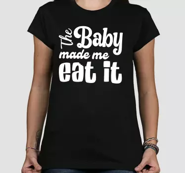 Baby t-shirt with humorous phrase design - TenStickers