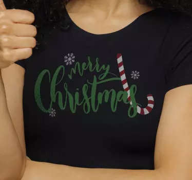 Candy Christmas Christmas  t-shirt - TenStickers