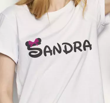 Customisable minnie mouse Kids shirt - TenStickers