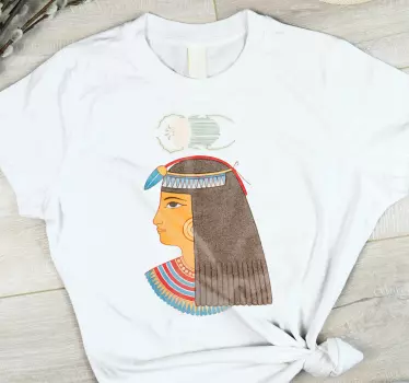 Egyptian queen profile t-shirt - TenStickers