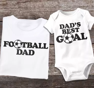 Football father Father  and son matching shirt - TenStickers
