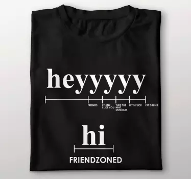 Friend zone jokes t-shirt - TenStickers