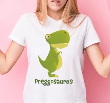 Funny Maternity Dinosaur Joke Baby t-shirt - TenStickers