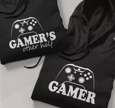 Gamers Couple matching t shirts - TenStickers