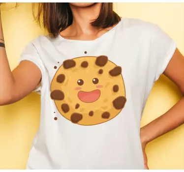 Happy cookie embrace t-shirt - TenStickers