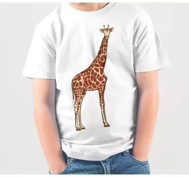 Kids t-shirt giraffe fun clothing - TenStickers