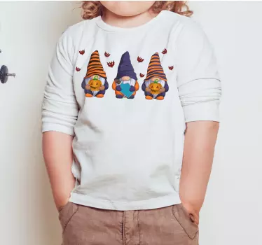 Kids t-shirt halloween gnomes gathering - TenStickers