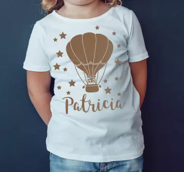 Kids t-shirt hot air balloon adventure - TenStickers