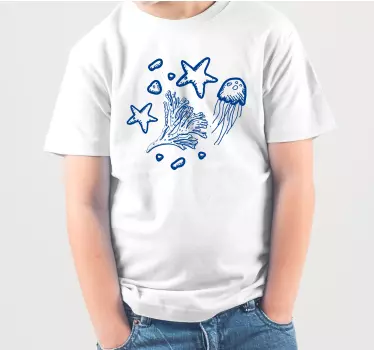 Kids t-shirt ocean adventure design - TenStickers