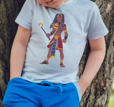 Kids t-shirt pharaoh character design - TenStickers