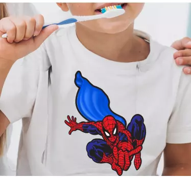 Kids t-shirt spider hero adventures - TenStickers