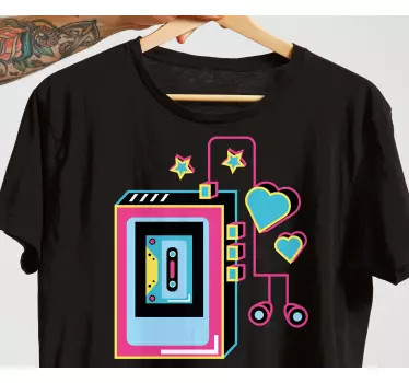 Kids t-shirt with vintage cassette design - TenStickers
