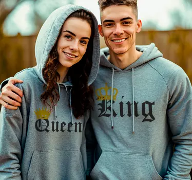Kings Couple Couple t shirt - TenStickers
