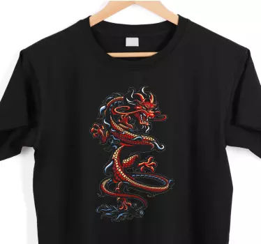 Majestic dragon design t-shirt - TenStickers