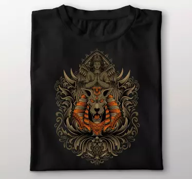 Majestic lion emblem t-shirt - TenStickers