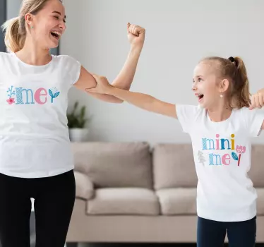 Me and me mini Mother and daughter shirt - TenStickers