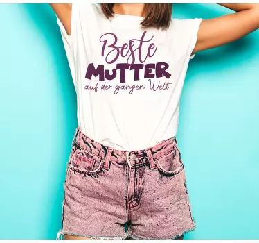 Mother and daughter t-shirt best mom ever - TenStickers