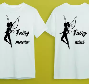 Mother and daughter t-shirt fairy-themed matching set - TenStickers