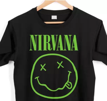 Nirvana smiley face t-shirt - TenStickers