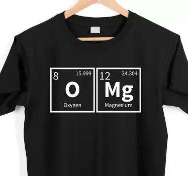 Oxygen magnesium elements t-shirt - TenStickers