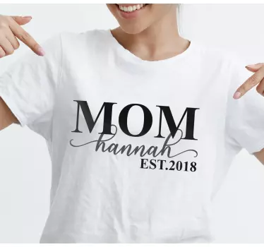 Personalized   shirt Mothers day t-shirt - TenStickers