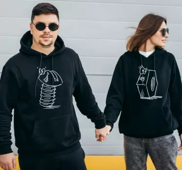 Screw tool Couple t shirts - TenStickers