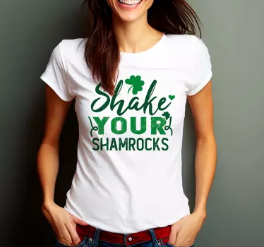 Shake your shamrocks t-shirt - TenStickers