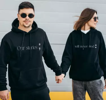 Story never ends couple t shirt - TenStickers