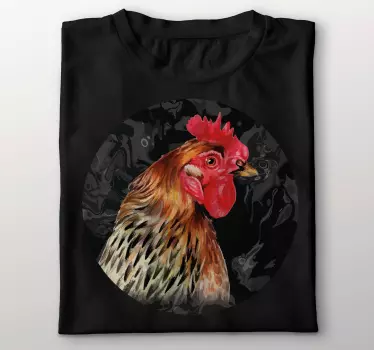 Stylish hen portrait t-shirt - TenStickers