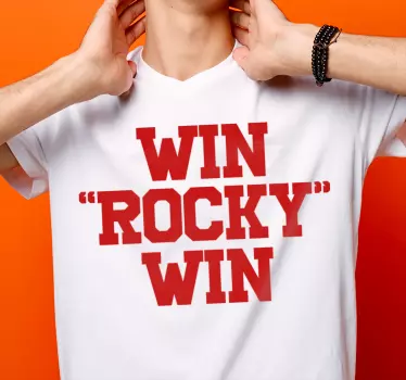 "Win Rocky Win" t-shirt - TenStickers