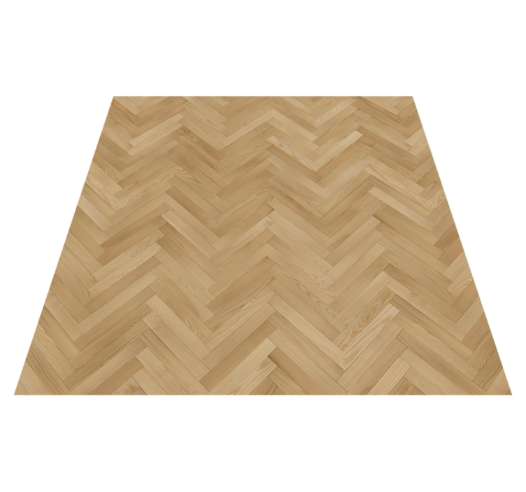 Parquet flooring wood effect vinyl rug - TenStickers