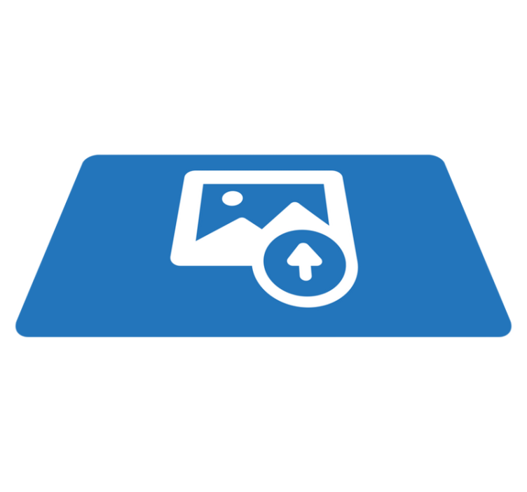 Personalised image custom vinyl rug - TenStickers