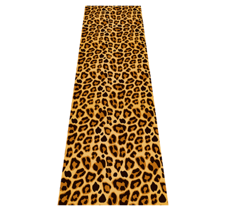 Animal vinyl rug leopard simple pattern - TenStickers
