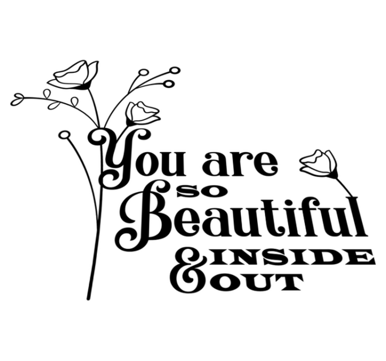 Floral vinyl rug with stunning blooms revealed - TenStickers