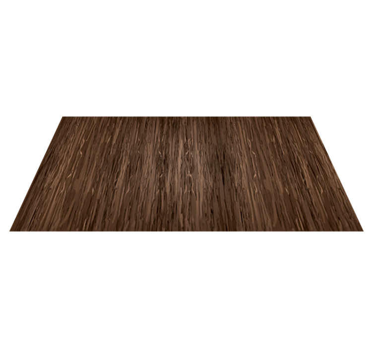 Dining room vinyl rug dark wood effect - TenStickers